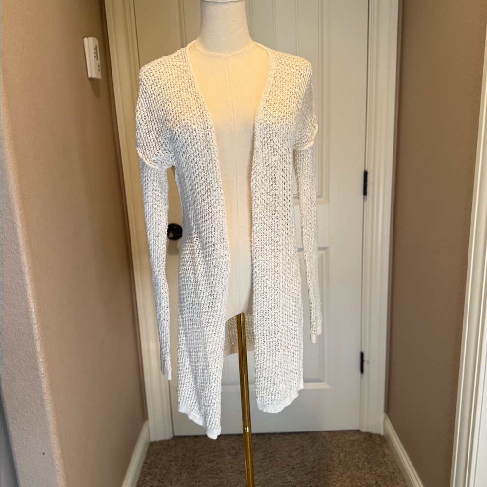 Universal Thread White Knit Cardigan